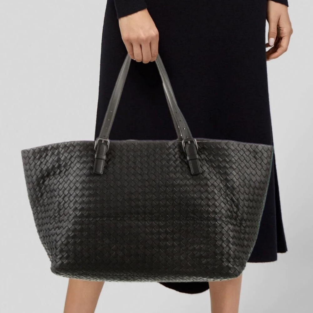 🇪🇸🧋Bottega Veneta Intrecciato Large tote woven black